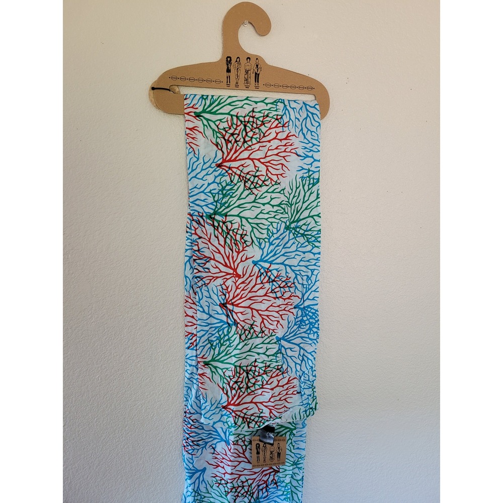 Casual Movements Coral Reef Sarong Wrap Scarf Multi-Way Nautical Coastal NEW #3